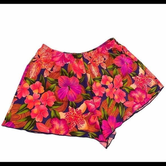 Nassau Bay Floral Swim Shorts Size 12 - Picture 1 of 11